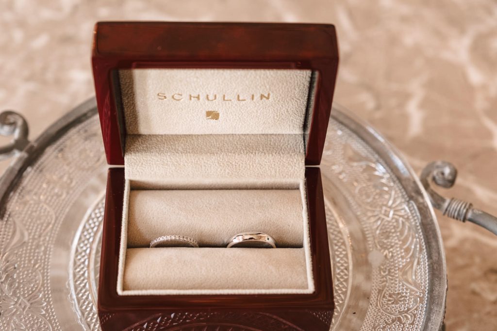 Detailaufnahme von den Eheringen.